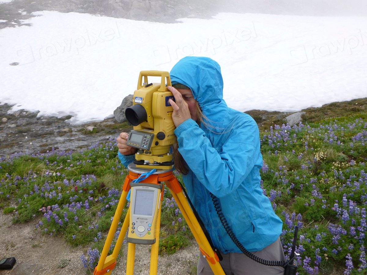 Tripié de aluminio para topografía